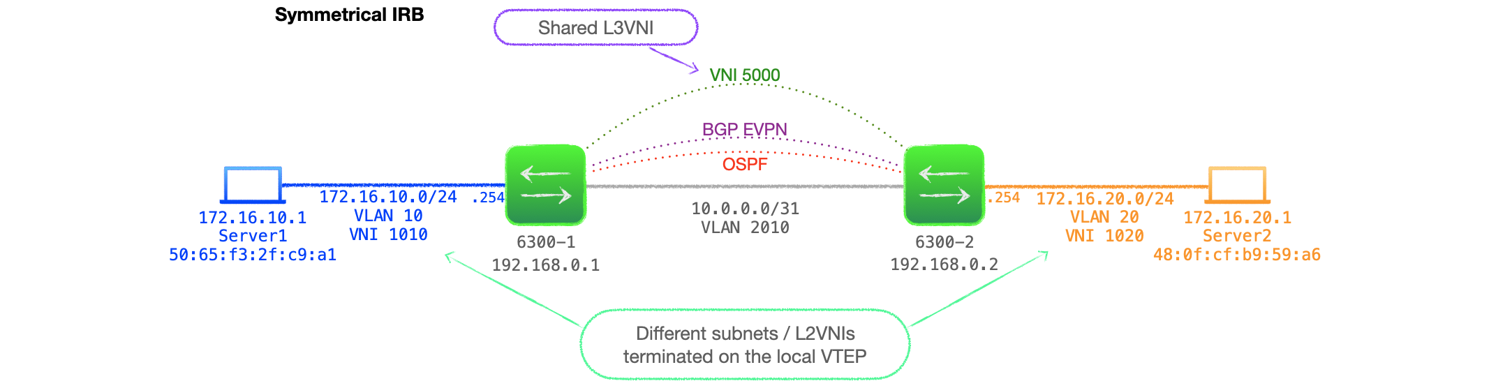 EVPN-VXLAN Explainer 6 - Symmetrical IRB